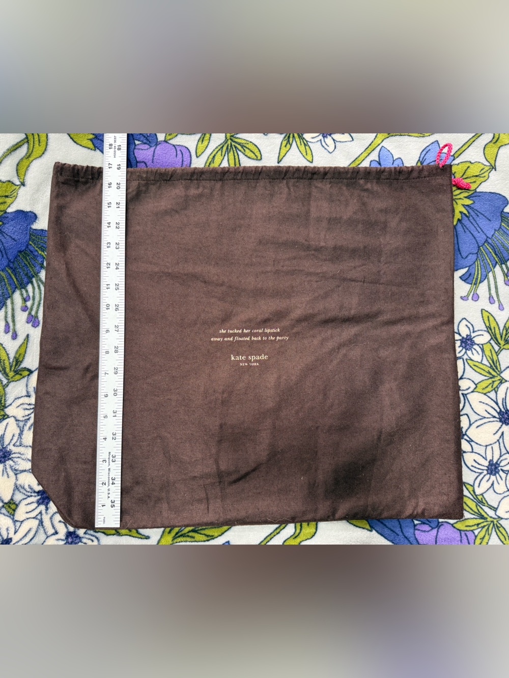 Kate Spade Black XL size Dust Bag